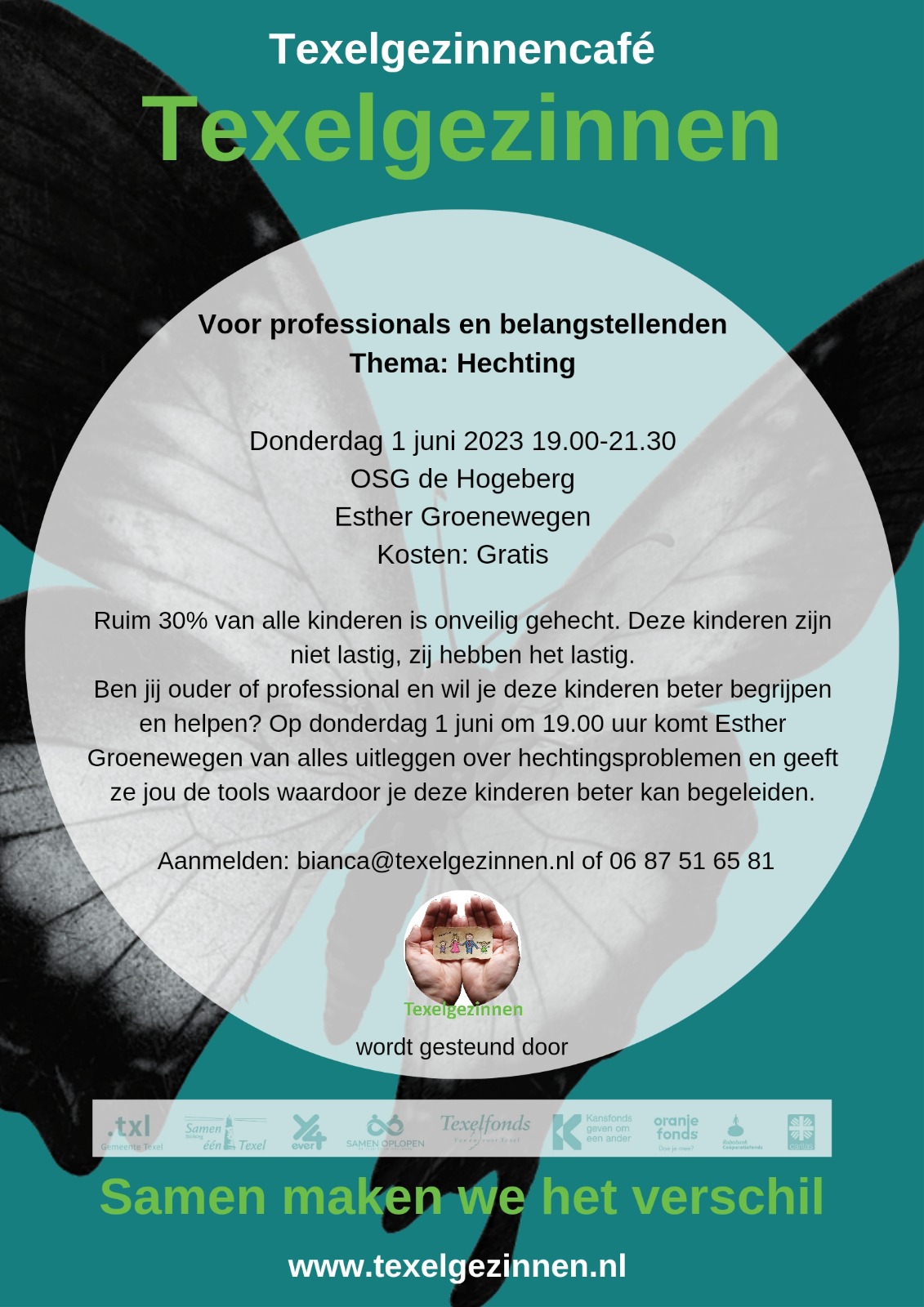 Gastdocent Esther Groenewegen spreekt over hechting